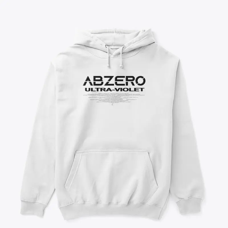 Abzero Logo and Ultra-Violet (Black)