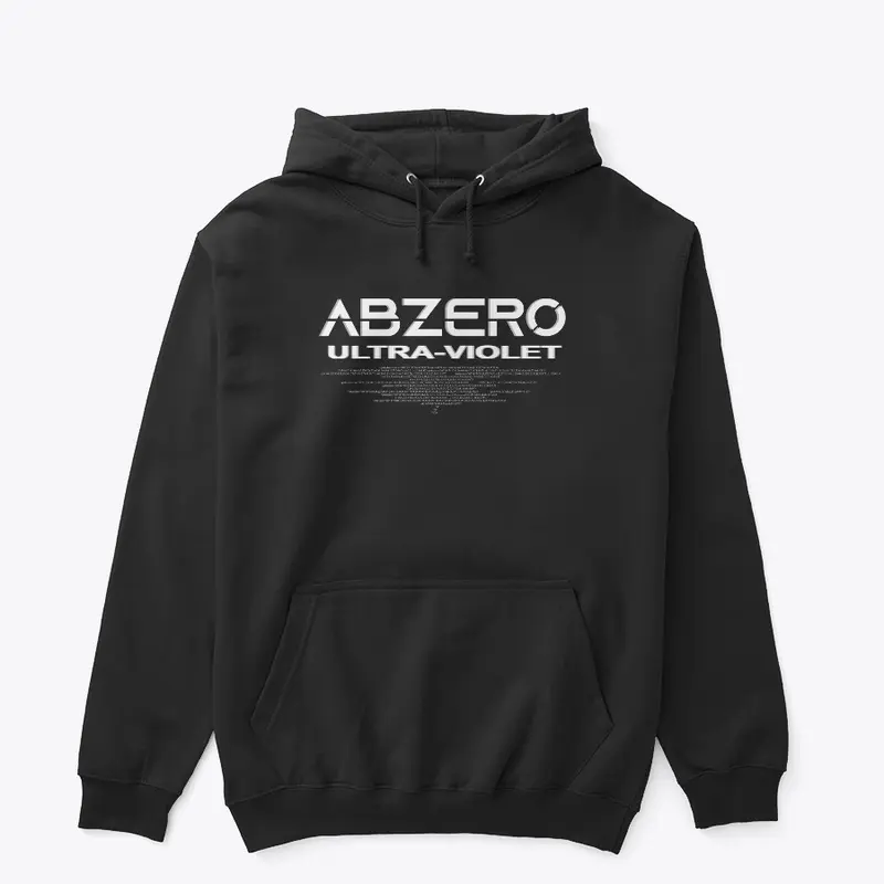 Abzero Logo and Ultra-Violet (White)