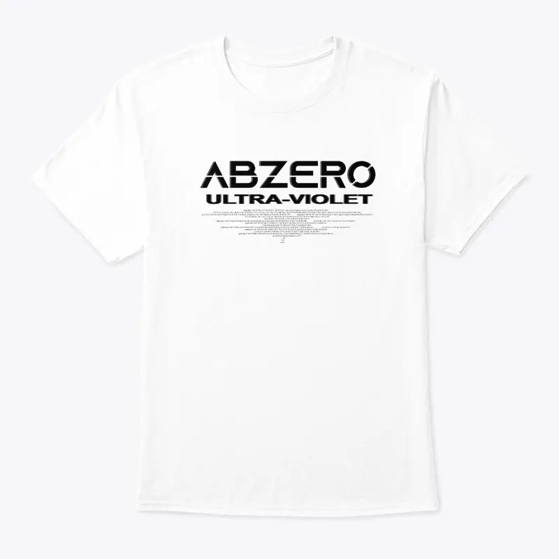 Abzero Logo and Ultra-Violet (Black)