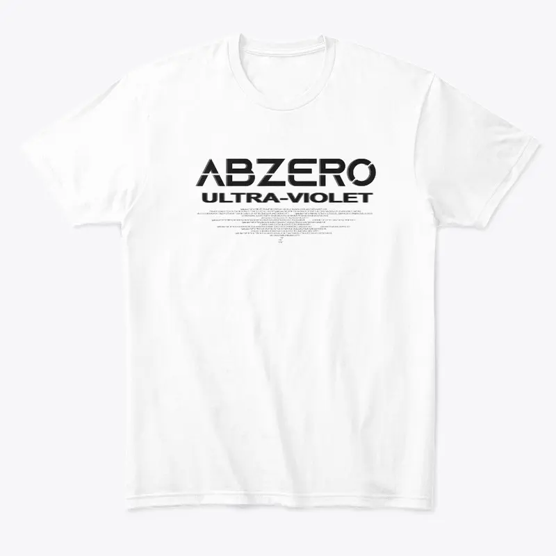 Abzero Logo and Ultra-Violet (Black)